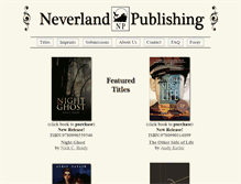 Tablet Screenshot of neverlandpublishing.com